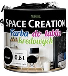 Farba do tablic kredowych czarna 0,5 L Space Creation