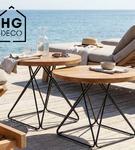 Stelaż noga do stolika kawowego DIAMOND 41 cm czarna