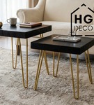 Metalowa noga do stolika kawowego / ławy / złota DP40 cm