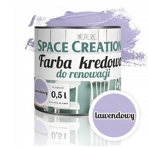 Farba kredowa do renowacji słodka lawendowy 0,5 L Space Creation