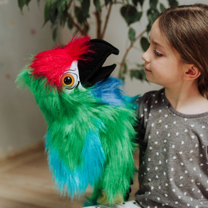 Pacynka Papuga na rękę Military Macaw The Puppet Company
