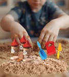 Piasek kinetyczny zbuduj zamek kreatywny zestaw Art craft