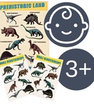 Tatuaże zmywalne dla dzieci dinozaury Rex London