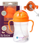 Bidon B.Box innowacyjny z obciążoną słomką Pomarańczowy