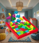 WOODY  Układanka logiczna gra Tetris 