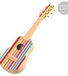 Tęczowa drewniana gitara 6-strunowa Lelin