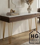 Metalowa noga hairpin legs do stołu biurka trzy pręty noga złota TL70 cm