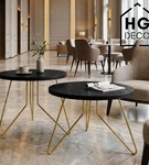 Noga meblowa metalowa noga do stolika kawowego FIN 40 cm złota Zestaw 3 szt.