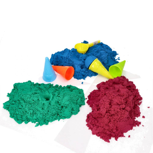 Piasek kinetyczny kolorowy dla dzieci + foremki lody