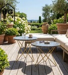 Stelaż noga do stolika kawowego STAR 40 cm złota