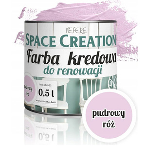 Farba kredowa do renowacji pudrowy róż 0,5 L Space Creation