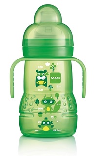 Butelka bidon dziecięcy 220 ml od 4 m-cy zielona MAM Baby