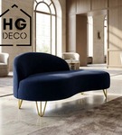 Metalowa noga hairpin do komody szafki RTV do pufy trzy pręty złota TL15 15 cm