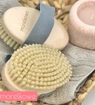 Zestaw 2 szczotek do masażu ciała na sucho Natural & Tampico MORELKOWE