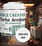 Farba remontowa kredowa biała 0,5 L Space Creation