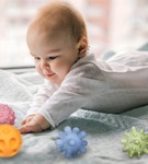 Zestaw piłeczek sensorycznych 5szt pastelowych Tullo