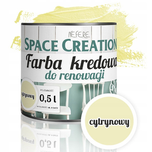 Farba remontowa kredowa cytrynowy 0,5 L Space Creation