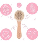 Szczotka do masażu twarzy z kozim włosiem Face Massage Brush Lemonii