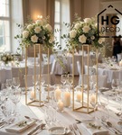 Kwietnik stojący metalowy stojak na kwiaty na jedną doniczkę PREMIUM 75 cm