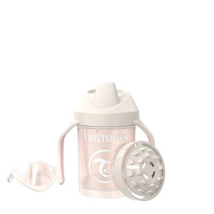 Kubek niekapek z mikserem 230ml perłowy szampanowy TWISTSHAKE
