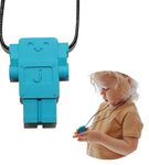 Gryzak terapeutyczny robot niebieski Jellystone