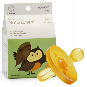 Smoczek kauczukowy hevea round M Natursutten