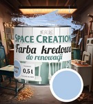 Farba kredowa do remontu obłędny szafir 0,5 L Space Creation