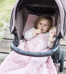 Kocyk welurowy z poduszką  Royal Baby Denim Sleepee