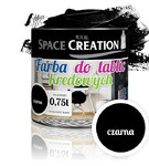 Farba do tablic kredowych czarna 0,75 L Space Creation