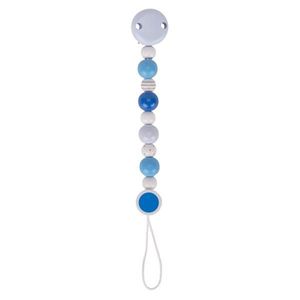 Zawieszka do smoczka white & blue Heimess