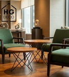 Stelaż noga do stolika kawowego STAR 40 cm czarna