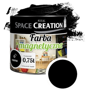 Farba magnetyczna podkładowa czarna 0,75 L Space Creation