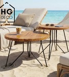 Noga meblowa metalowa noga do stolika kawowego FIN 40 cm czarna