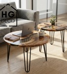 Metalowa noga hairpin legs do stolika kawowego trzy pręty noga loftowa TL45 cm