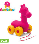 Żyrafa do ciągnięcia sensoryczna różowa Rubbabu