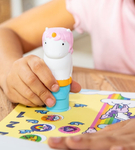 Stempelek z naklejkami jednorożec + 300 naklejek i książeczka Sticker Wow! Melissa & Doug