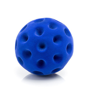 Piłka sensoryczna XL golfowa niebieska Rubbabu