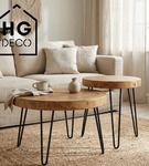 Metalowa noga hairpin do stolika kawowego dwa pręty noga loftowa DP40 cm