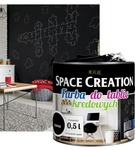 Farba do tablic kredowych czarna 0,5 L Space Creation