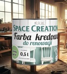 Farba kredowa do renowacji zielony agrest 0,5 L Space Creation