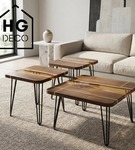 Metalowa noga hairpin legs do stolika kawowego trzy pręty noga loftowa TL40 cm