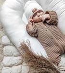 Smoczek anatomiczny dla niemowląt Milky White 0-3m  Hevea