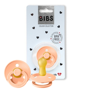 Smoczek Bibs kauczukowy Peach Sunset M