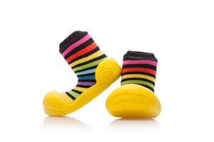 Buciki niemowlęce Rainbow Yellow attipas