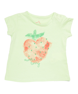 Koszulka pistacjowa dla dziewczynki losan