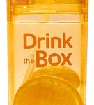 Bidon ze słomką pomarańczowy 240ml Drink In The Box