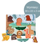 Układanka sensoryczna dotykowa safari Adam toys