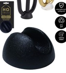 Podkładka ochronna czarna 4 szt. z tworzywa pod nogi meblowe hairpin HGDECO