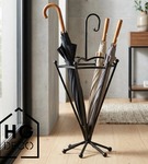 HGDECO  Stojak na parasole BEN czarny