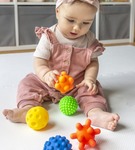 Zestaw piłeczek sensorycznych 5 szt kolor Tullo